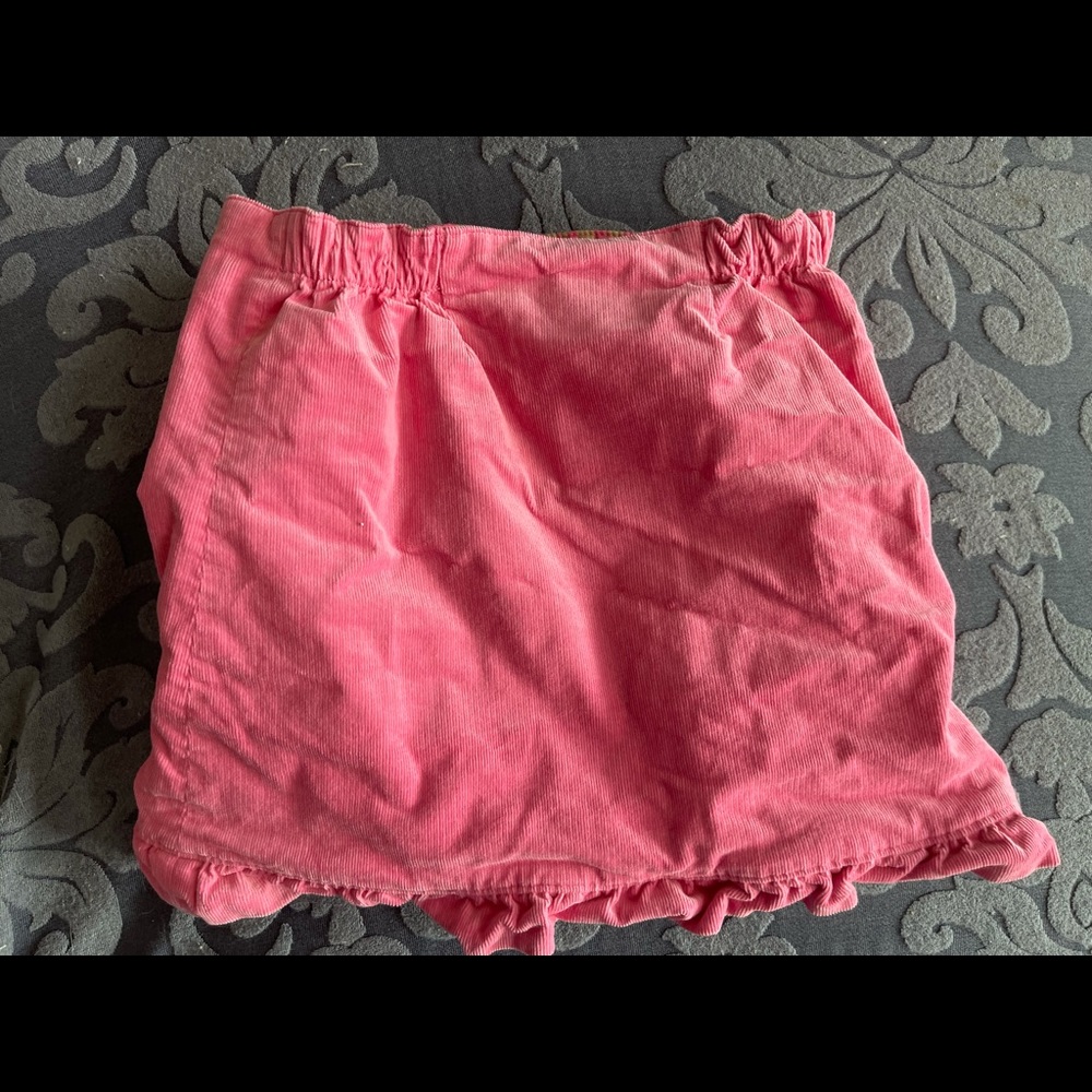 Lilly Pulitzer corduroy reversible print skirt pink leopard print 🌴 girls 6